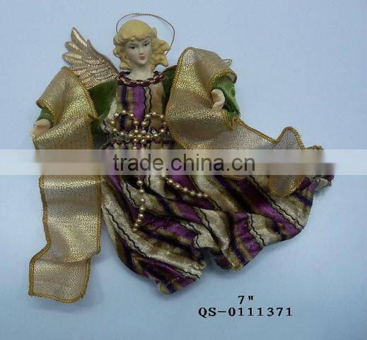 Goden christmas angel ornaments
