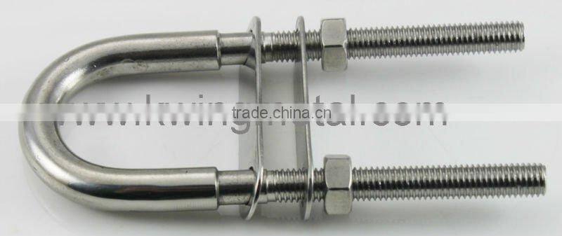 Stainless Steel U Bolt with Forged Stops