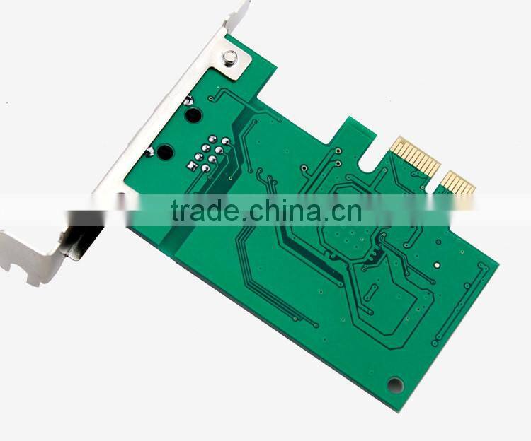 RTL8111C/E gigabit network card with 8111E chip, refined version, PCI-E slot 1000M ordinary computer home internet access, Army