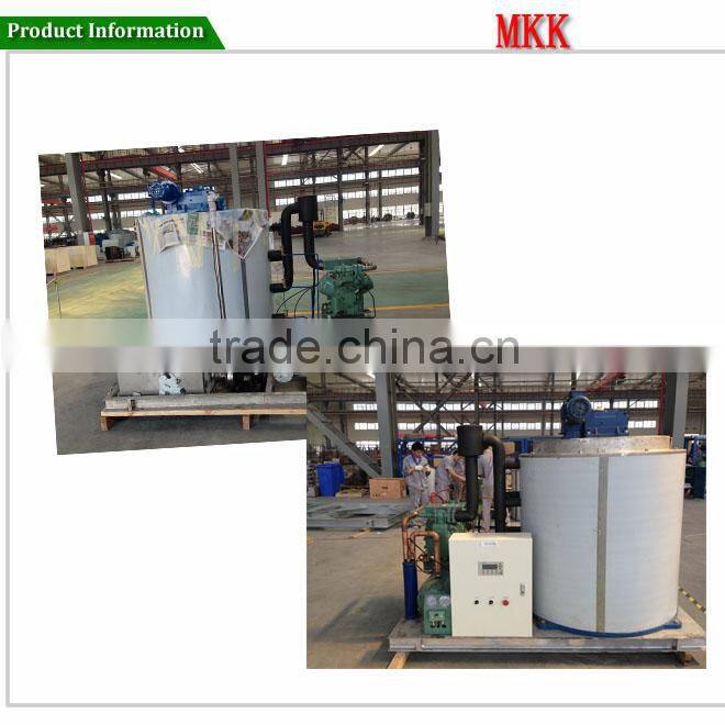 2014hot sell germany Compressor seawater slice ice machine on boat with new tech steady going Professional provider MKK
