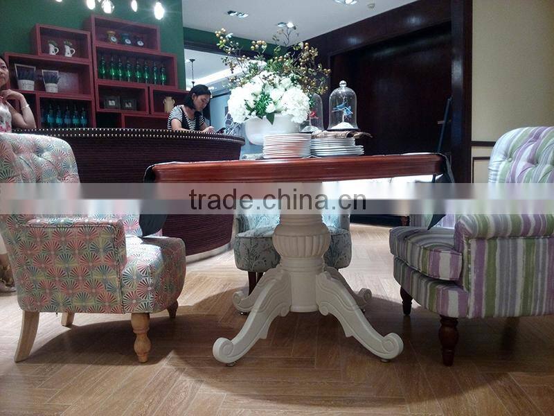 Wood dining table, living room furniture luxury furniture