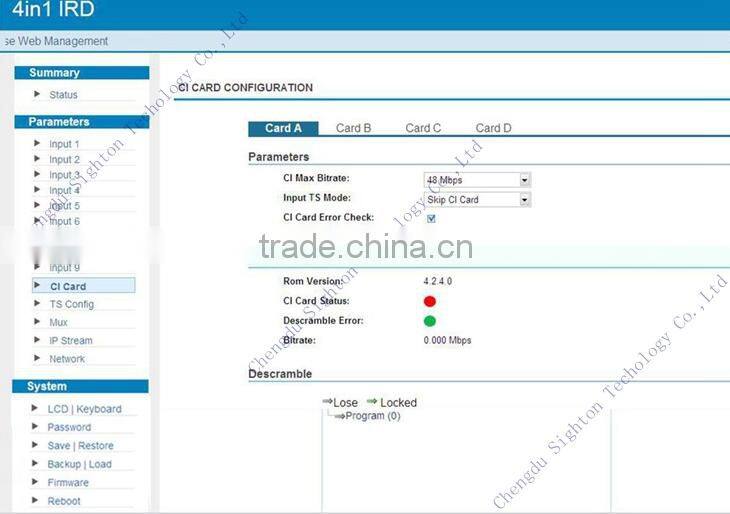 professional 4 in 1 dvb-t/t2 dvb-s/s2 dvb-c cccam ird digital satellite receiver china