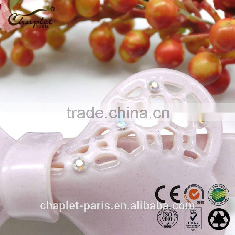 high quality rhinestone bowknot hair barrette girls' hair clip