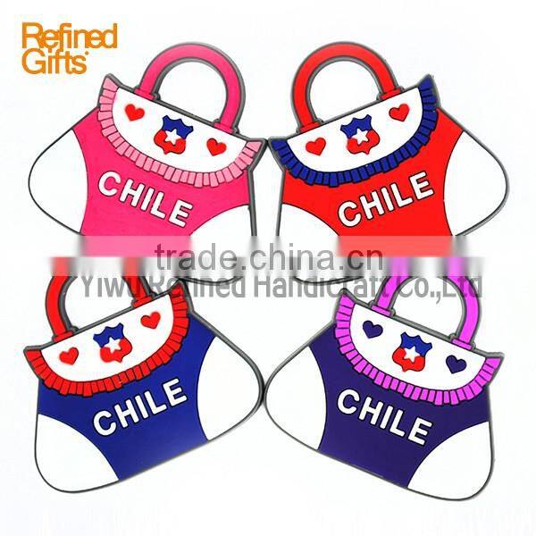 Bag PVC Rubber Soft Mini Fridge Magnets Lovely promotion gifts