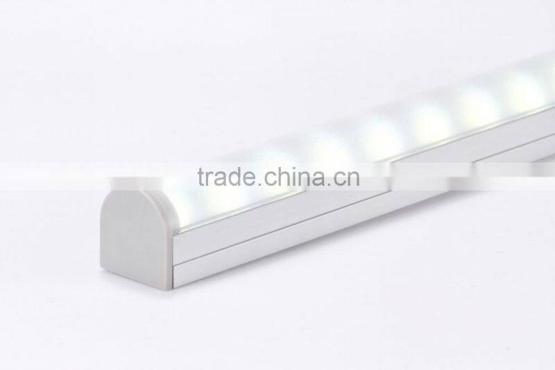 Hot square aluminum profile with round diffuser for led ceiling light