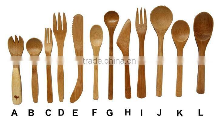 Bamboo wooden cute coffee measuring spoon