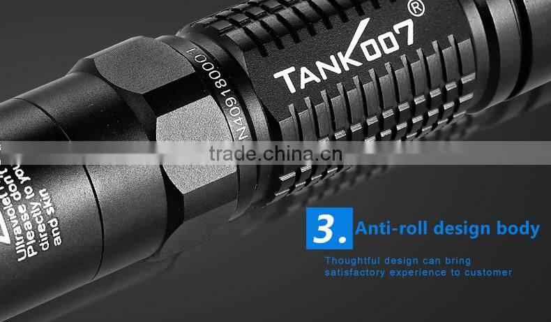 2016 best selling 365nm 5w blacklights led purple light uv flashlight UVL03