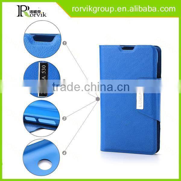 latest wholesale window smart cell phone case leather with high quality for Nokia Lumia 530