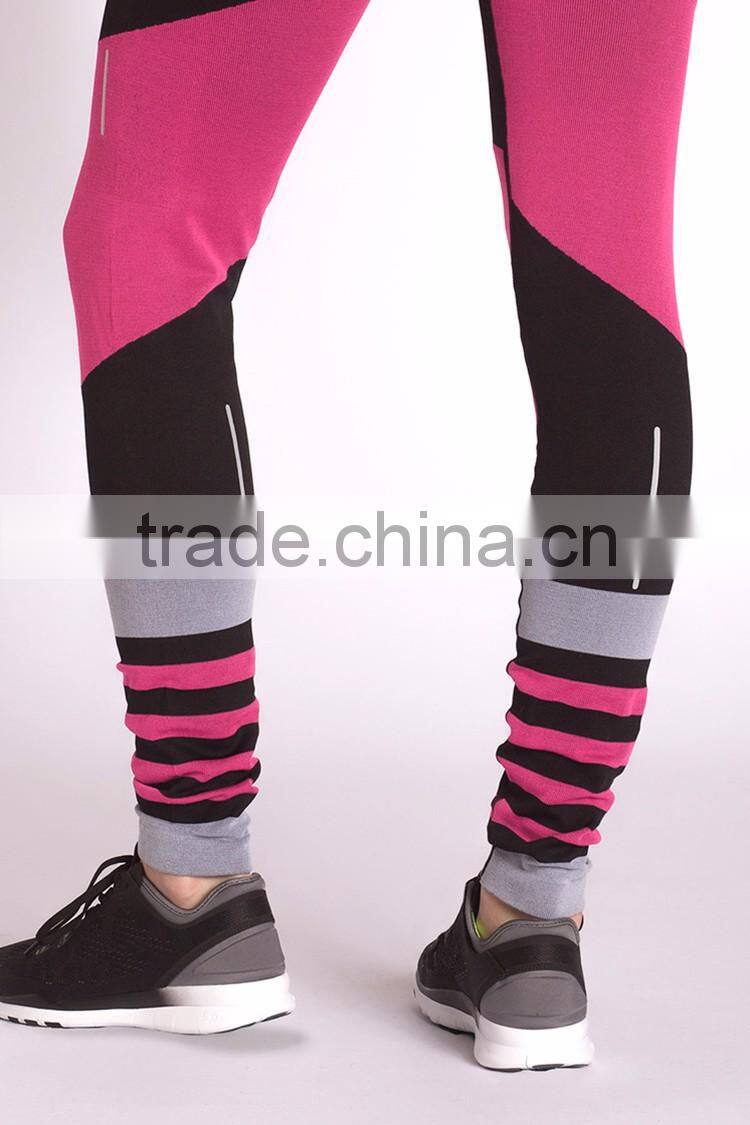 Popular Women Sports Wear Stretch Fabric Nylon Workout Leggings