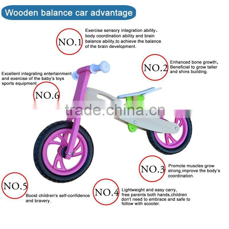 New trend wooden balance bicycle wooden balance bike