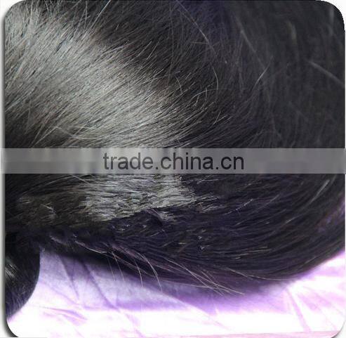 wholesale beautiful color extension hair weft made of pure brazilian human hair