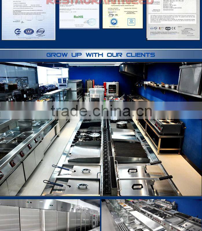 R021 Fancooling 4 Door Commercial Refrigerator / Deep Freezer