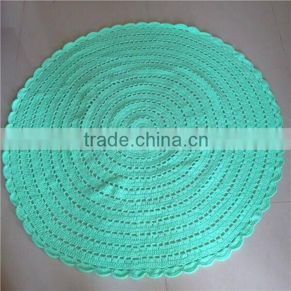 Factory crochet knitting rugs for babies Crochet floor hand rugs