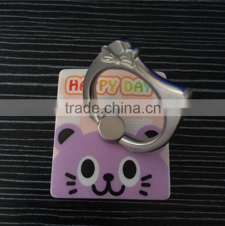Hot sell universal portable plastic mobile phone ring holder for desk
