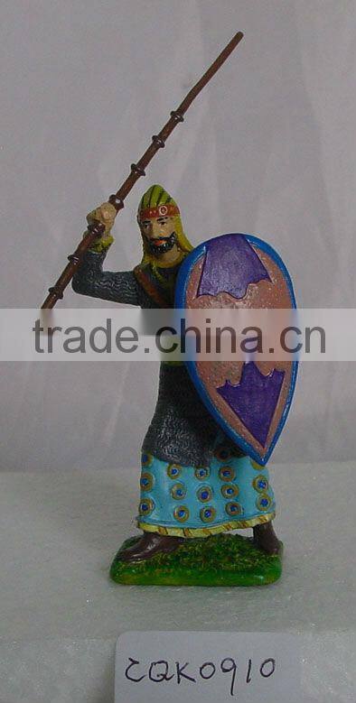 Colourful Metal Knight Figurine