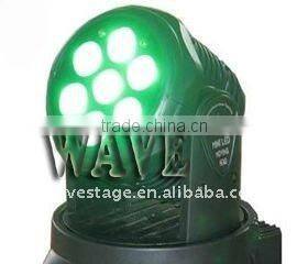 Hot 7 pcs 4 in 1 10w rgbw studio lights in guangzhou ( WLEDM-17) moving lights