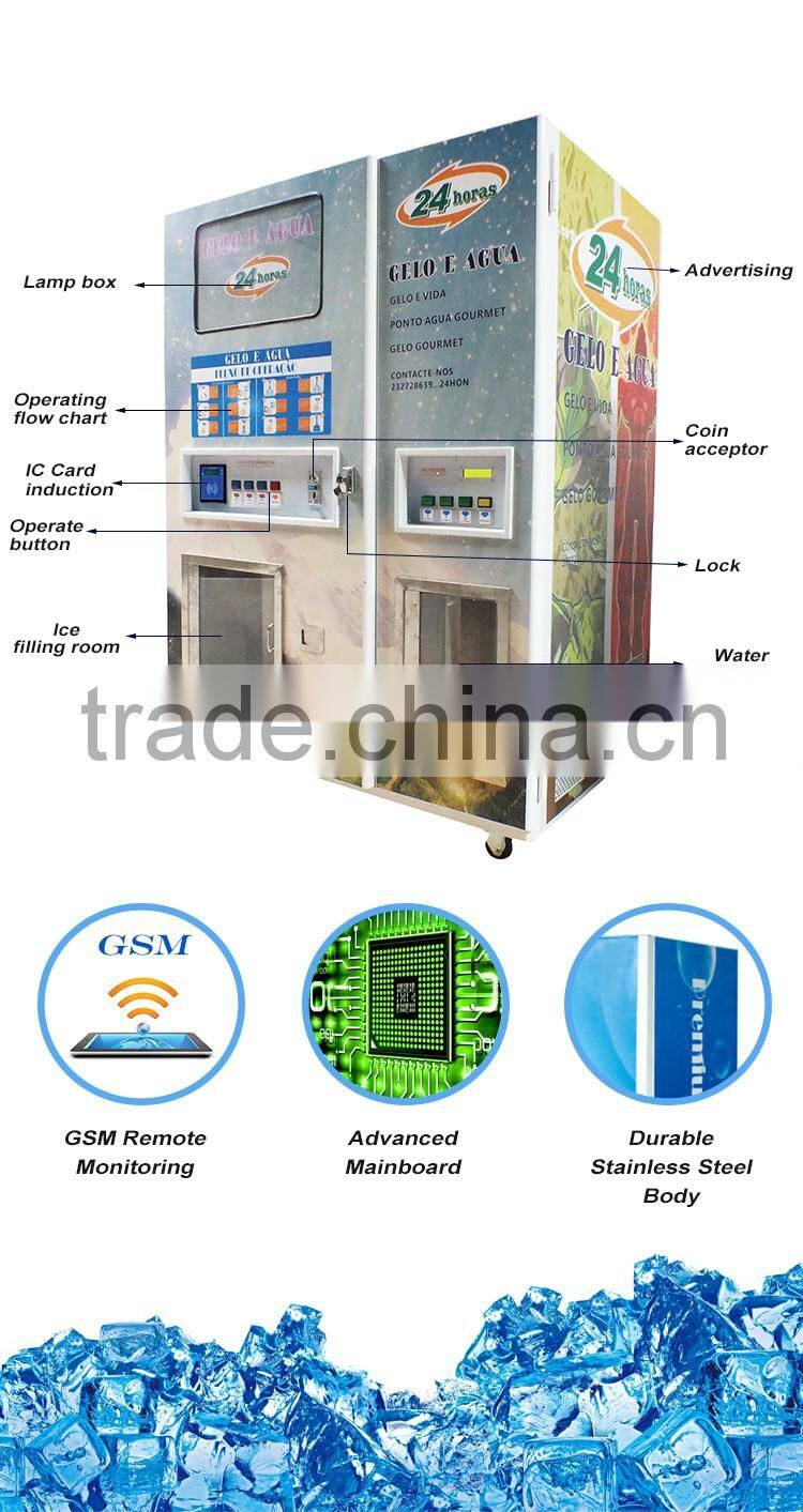 Popular Automatic Self-Service Ice Cube Vending Machine