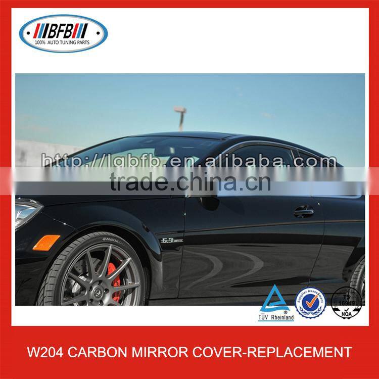 For Mercedes C/E/S Class W204 W221 W212 W218 Carbon Rearview Mirror Cover Replacement