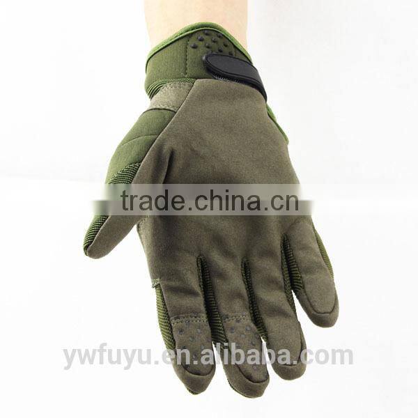 microfiber military olive green gloves