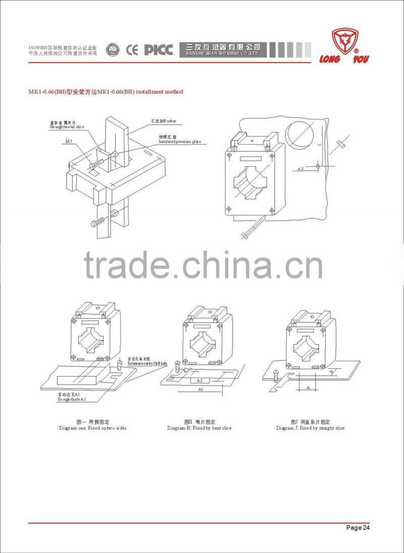 MSQ-30 Low voltage current transformer