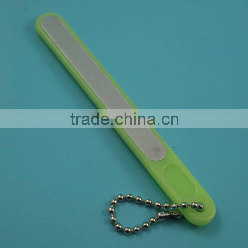 Plastic with chain metal nail file