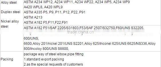 45 degree stainless steel elbow