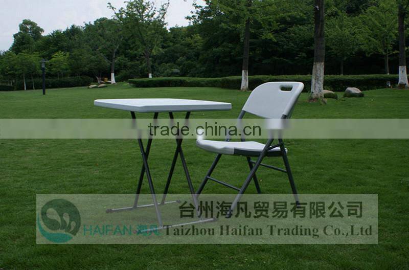 high quality 132cm plastic adjustable picnic table for party/hot sell banquet plastic table with removable legs