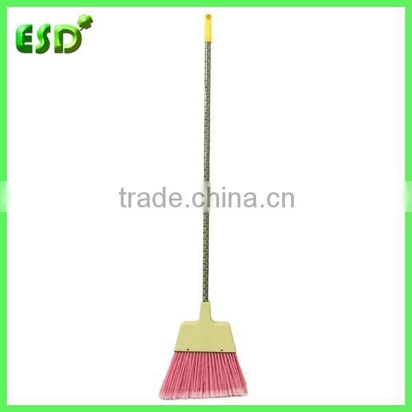 ESD Colorful Plastic Corner Broom With Iron Stick