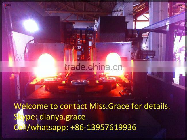 hand feeding preform automatic blow moulding machine