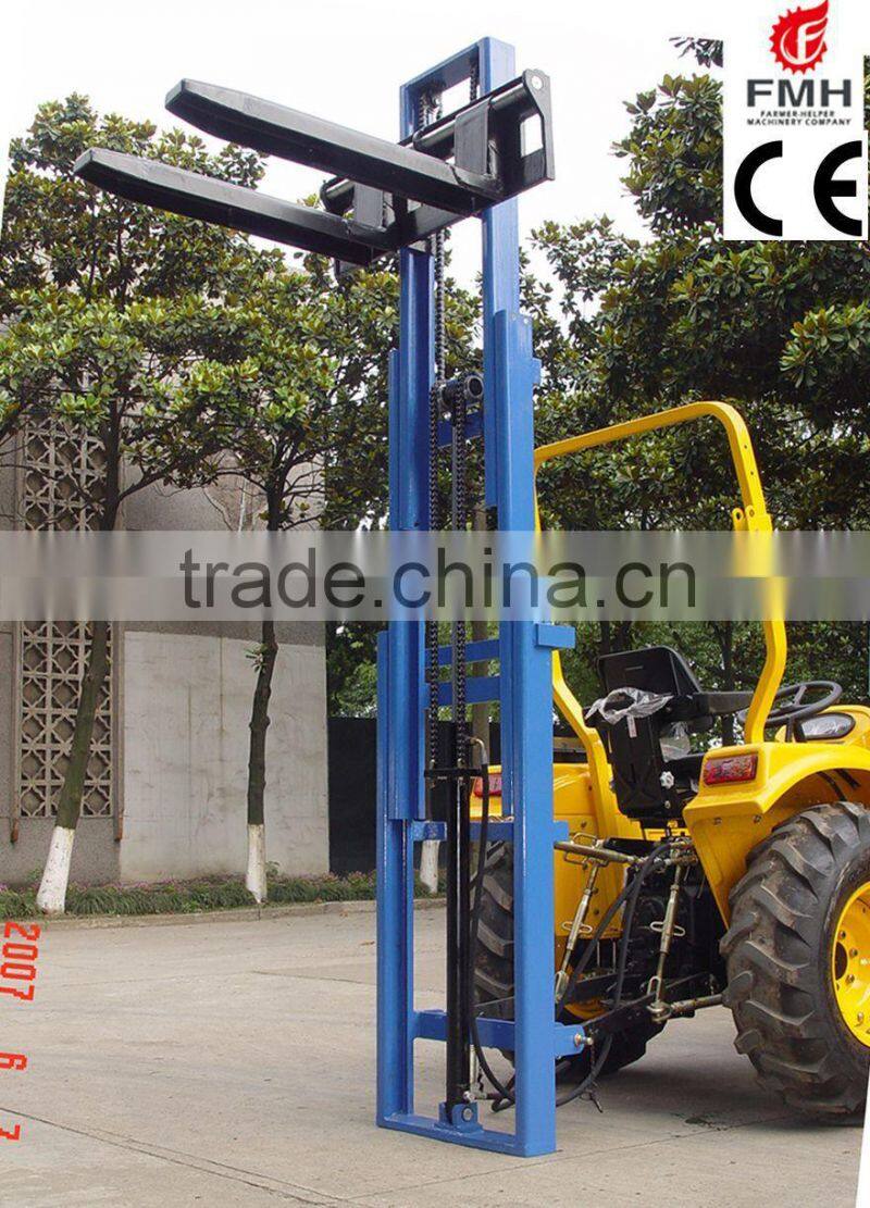 top quality CE small tractor 3-point hitch forklift for sale