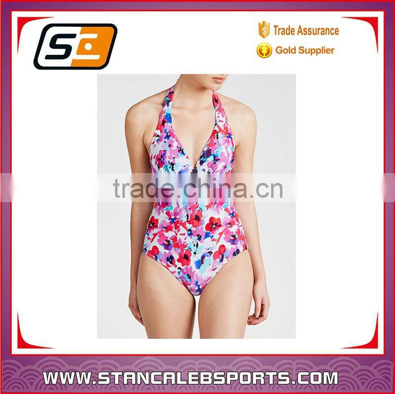 Stan Caleb Customized Sport Swimwear performance GYM beachwear sexy lady swim wear