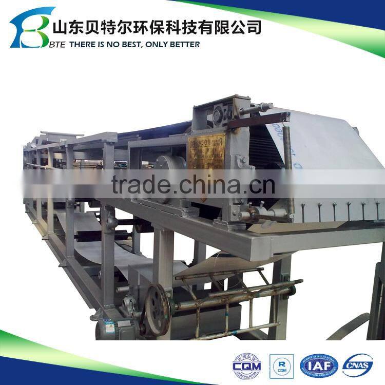 china vacuum belt filter for copper mine use