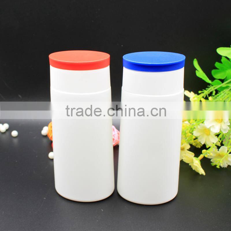 240ml PE plastic liquid detergent bottle with flip top cap