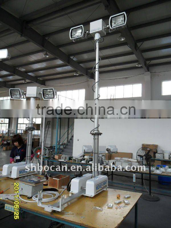 vehicle mounted light tower