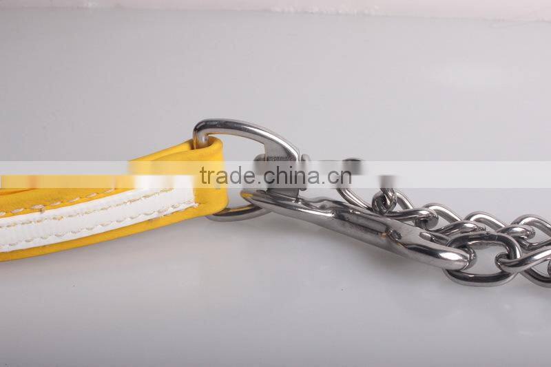 High quality PVC horse lead with hardware chain