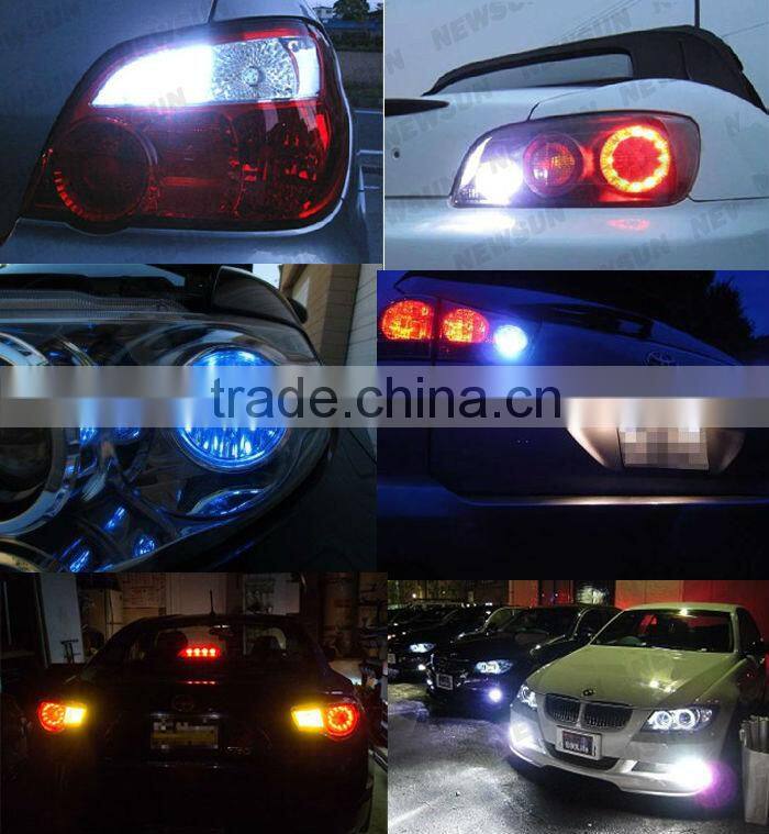 27 SMD 5050 LED T20 W21/5W 7443 Car Brake Light Turn signal Stop Reverse Light bulb 12V T20 led Tail Light Bulbs canbus free