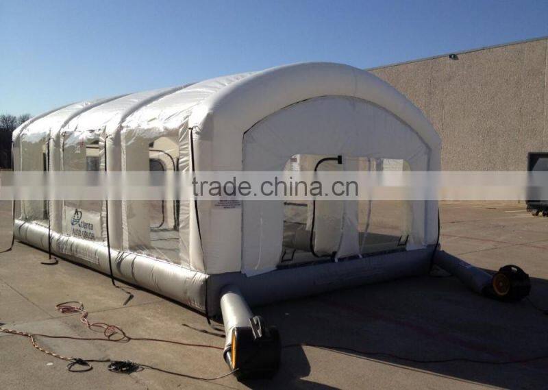 custom white Inflatable spray booth Inflatable car spray tent Inflatable paint booth