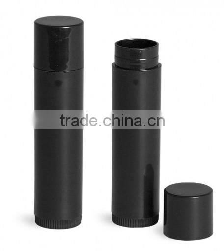 lip balm manufacturers black plastic lip balm tube