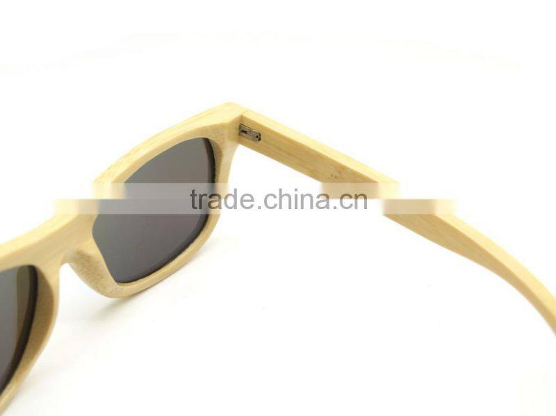 2015 High Quality OEM Wholesale Mirror Lens China Custom Logo Bamboo Sunglasses wholesale dropship