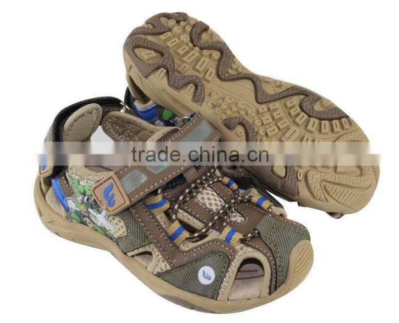 high quality sports boys reef sandals with cartoon picture