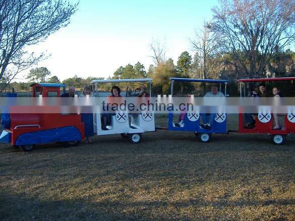 Kids trackless barrel trains rental for parties for sale