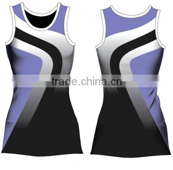 100% polyster beautiful soft netball uniform