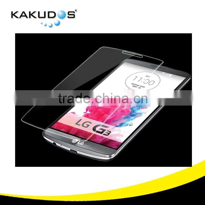 Free sample 0.3mm 2.5D 9H Anti Scratch Screen Protector Film for LG G3 Tempered Glass