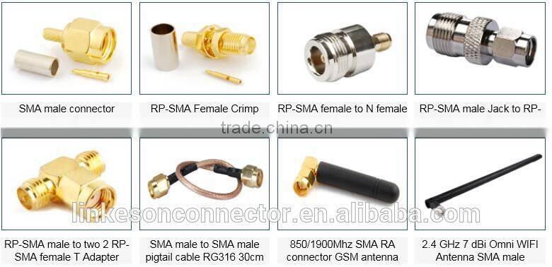 TNC male to PL259 UHF female connector
