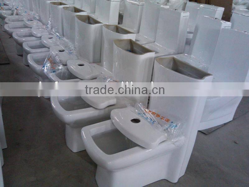 1805 popular one piece sanitare ware washdown floor mounted wc toilet