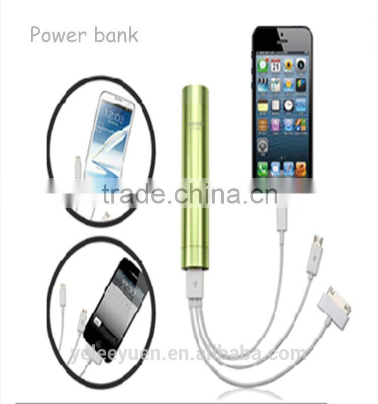 1300mAh to 2800 mAh smart portable mobile power bank for all brand phone laptop