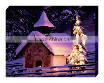 Christmas Tree art painting on canvas