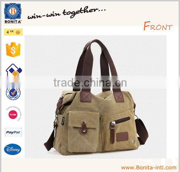 2016 newest leisured waterproof travel handbag with shoulder strap