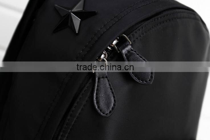 Boshiho 2016 new design pu leather girls women fashion schoolbag backpack