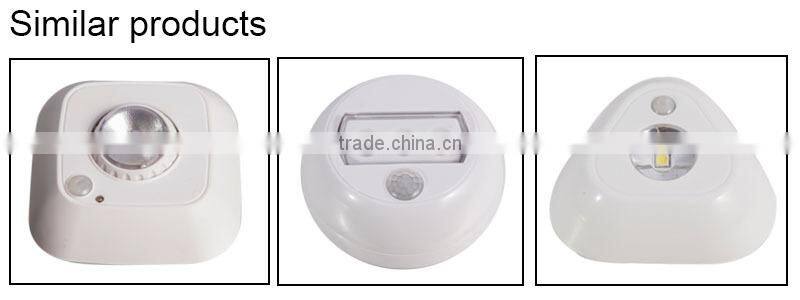1 SMD small led motion sensor light powered by 3*AAA batteries